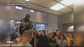 After White House visit, Kanye West stops by Apple store in Georgetown