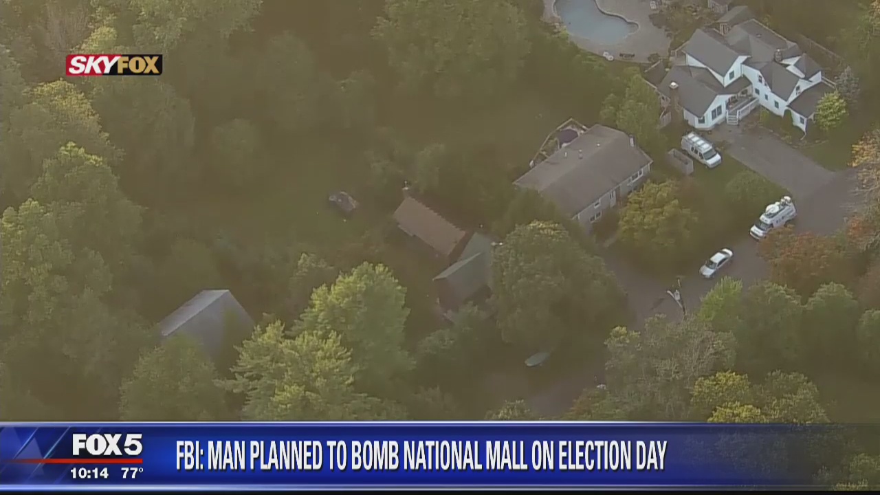 FBI: Man planned to bomb National Mall on Election Day