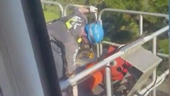 Disney monorail evacuated due to flat tire