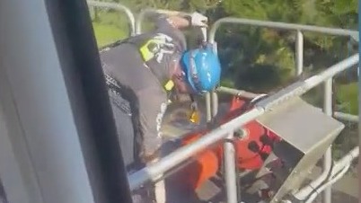 Disney monorail evacuated due to flat tire