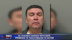 DC teacher charged with rape