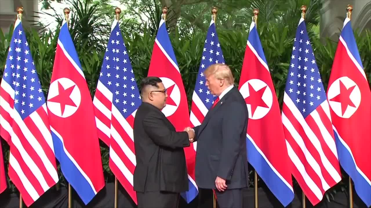 Historic Handshake: Trump and Kim