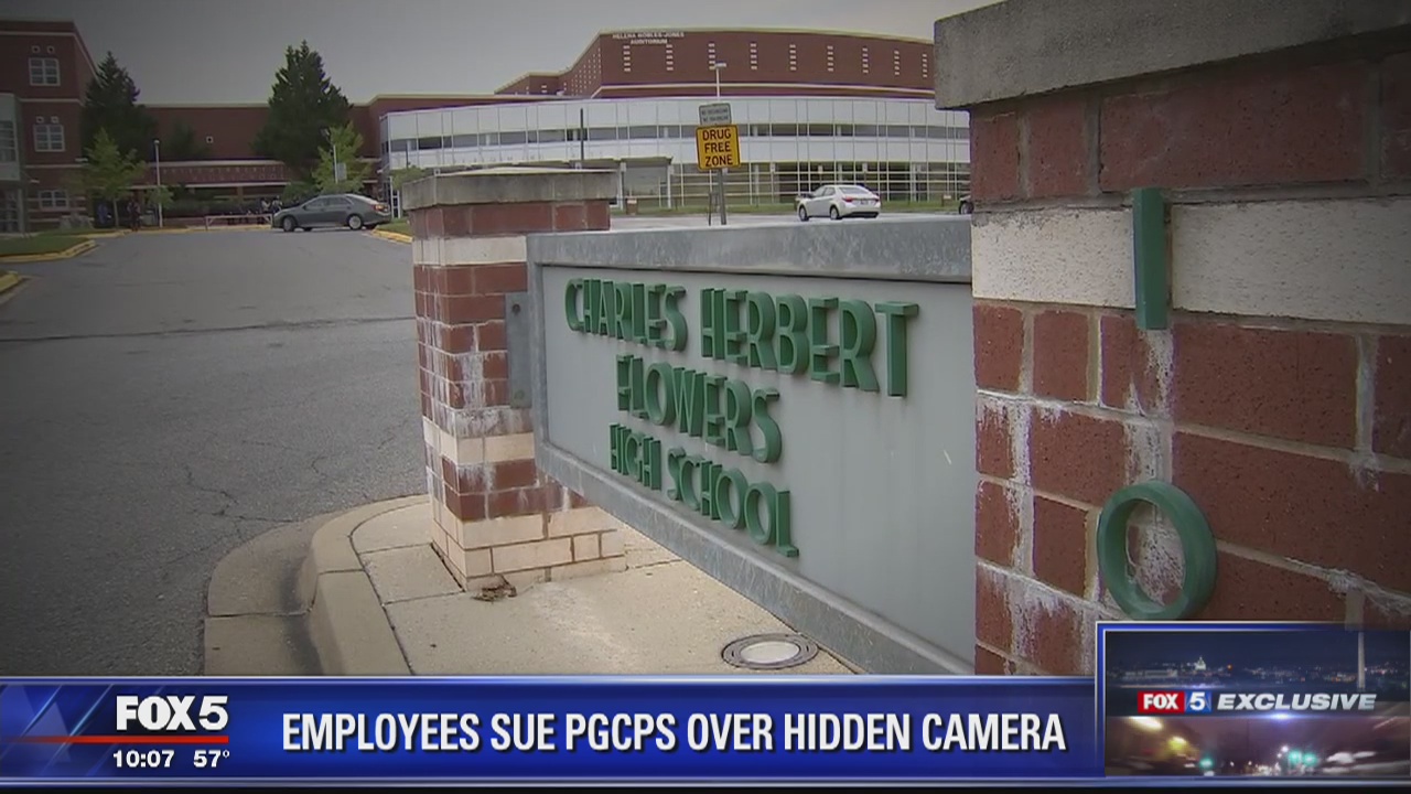 EXCLUSIVE: 3 Prince George?s County school employees file lawsuit after hidden camera found inside high school