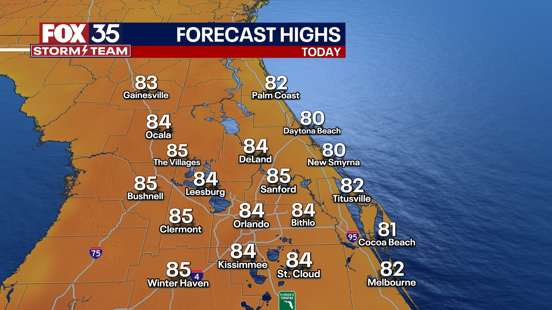 Orlando Weather Forecast: November 9, 2023