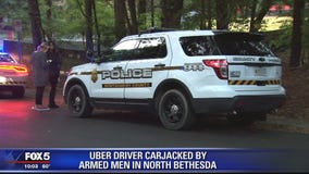 Armed suspects carjack Uber driver in Montgomery County, police say