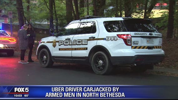 Armed suspects carjack Uber driver in Montgomery County, police say