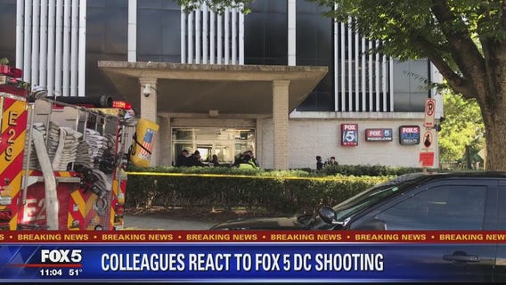 FOX 5 staff members describe hearing about shooting incident inside lobby of building