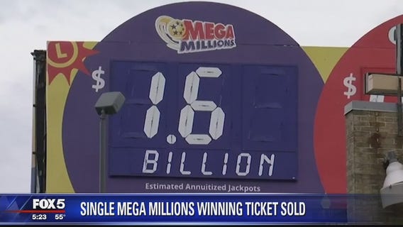 Winning $1.537 billion Mega Millions jackpot ticket sold in South Carolina
