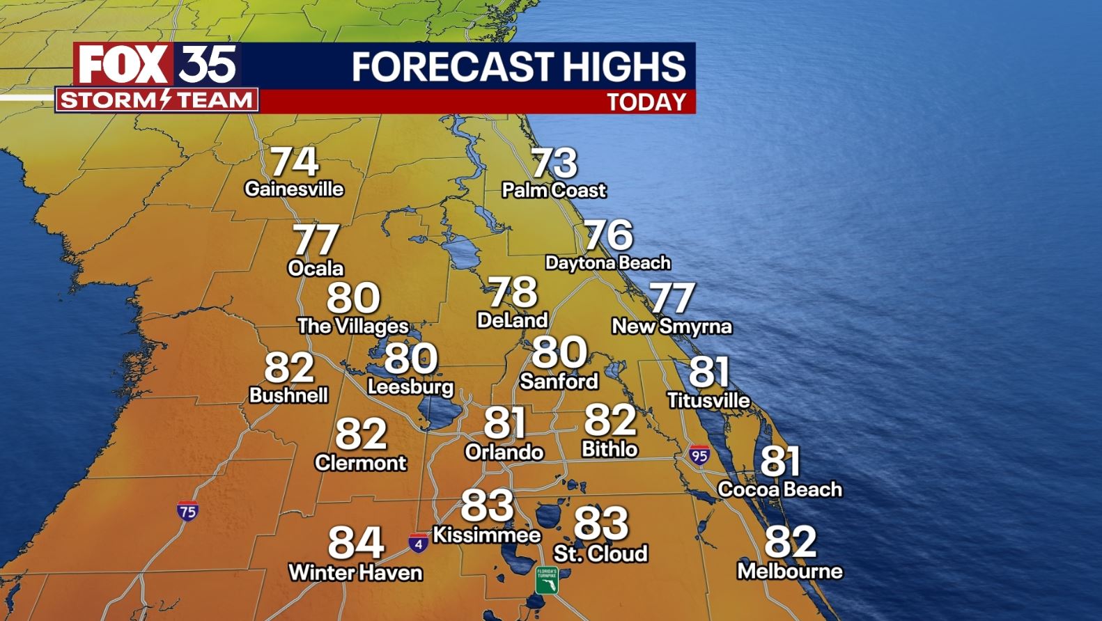 Orlando Weather Forecast: November 12, 2023