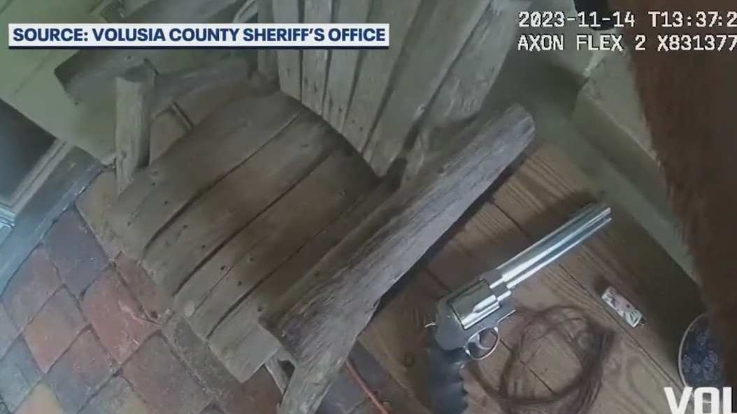 Volusia sheriff's deputy disarms suspect | FOX 35 Orlando
