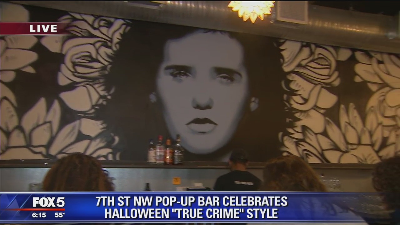 True crime-inspired pop up bar opens in DC