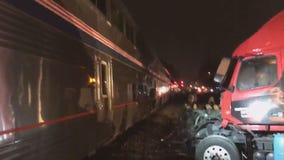 Train strikes tractor-trailer in Gaithersburg, police say