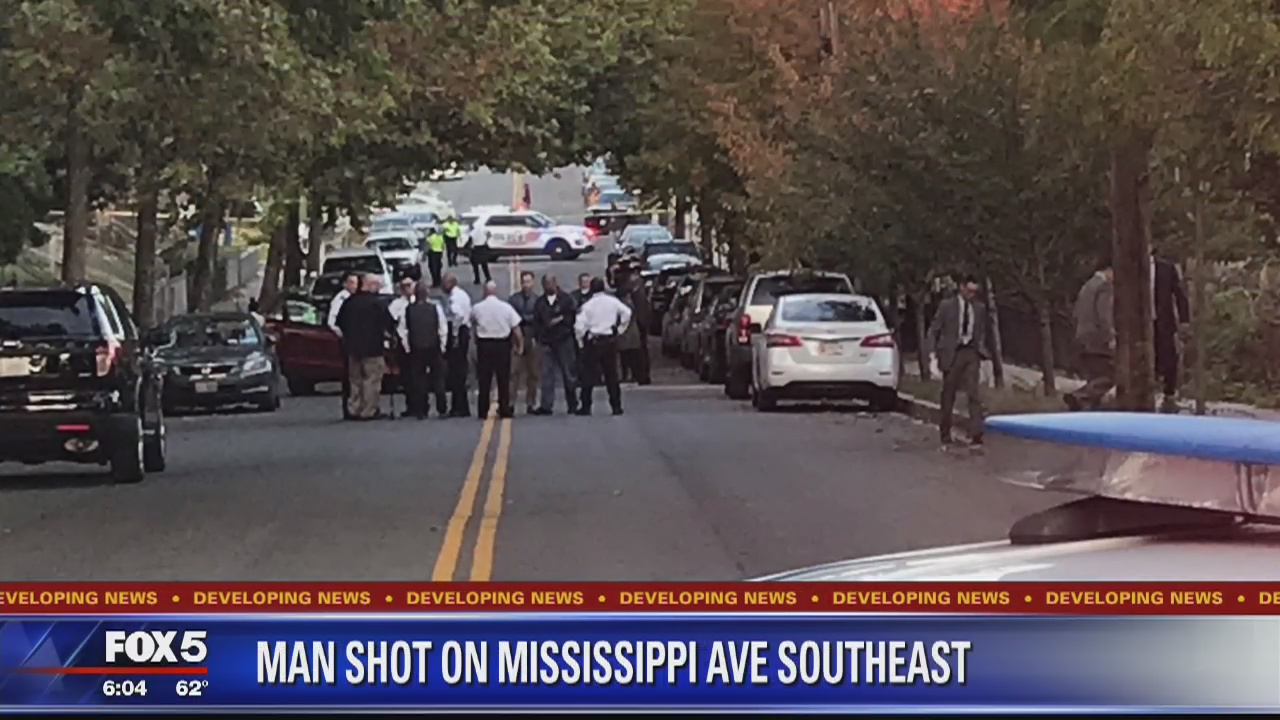 Man shot on Mississippi Avenue in Southeast DC, police say | FOX 5 DC