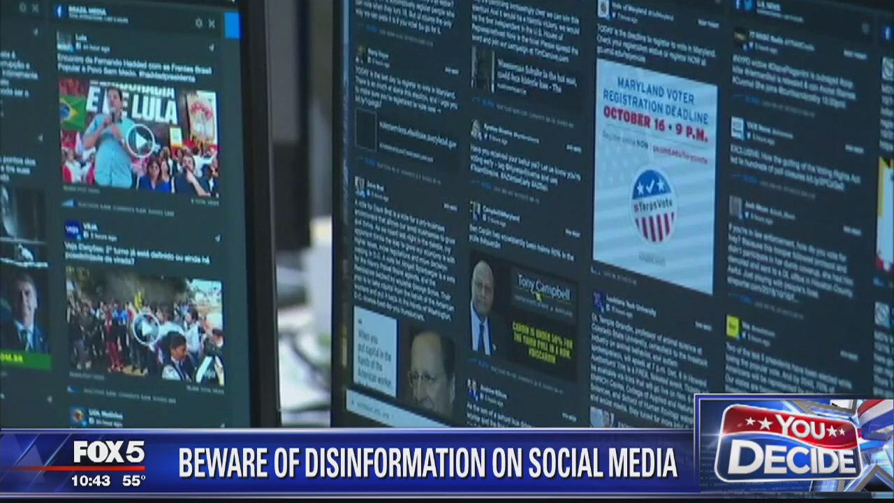 Disinformation on social media remains a concern as Election Day arrives
