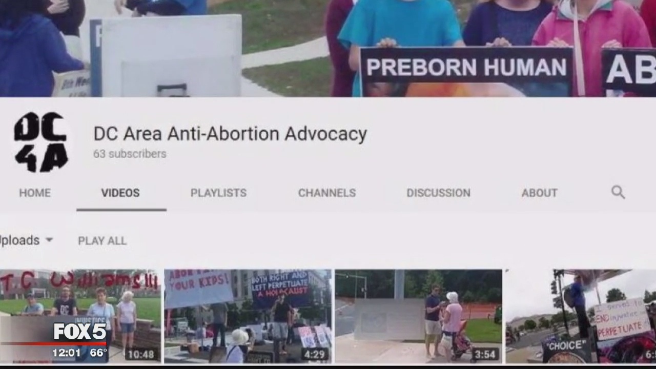 Anti-abortion activists protest outside Virginia schools, record students