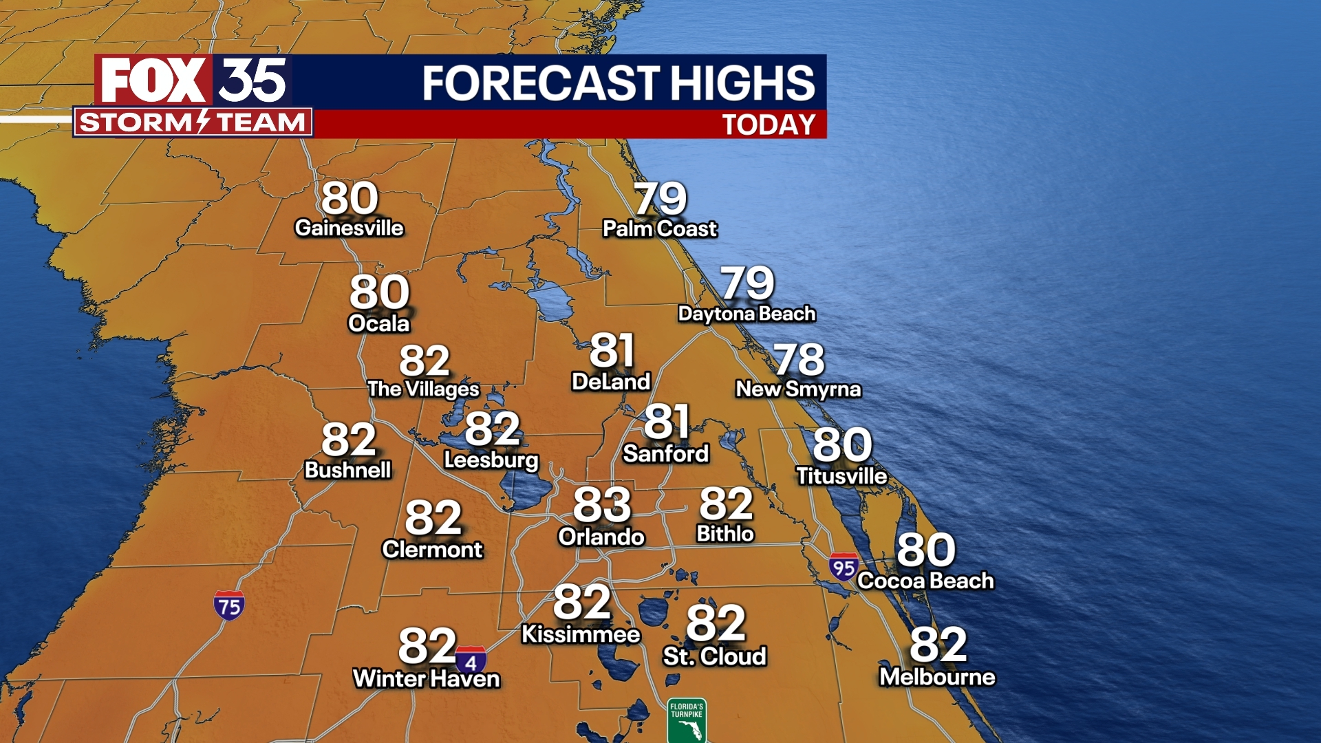 Partly cloudy skies make way for warm day