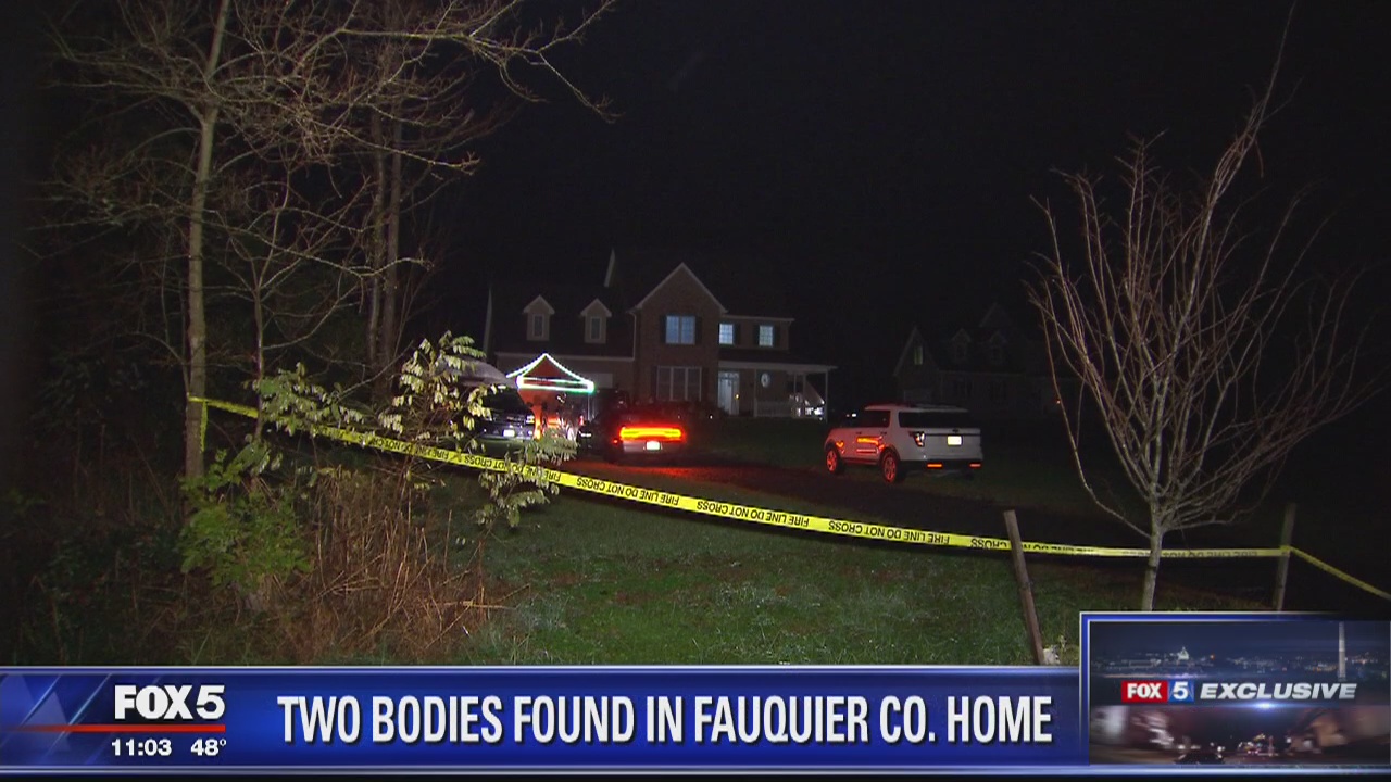 Authorities investigating 2 bodies found inside Fauquier County home