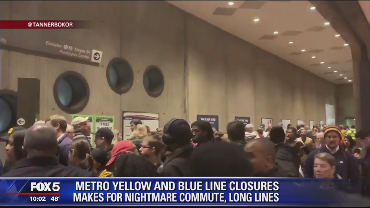 COMMUTER CHAOS: Commuters face travel mess with Metro station closures