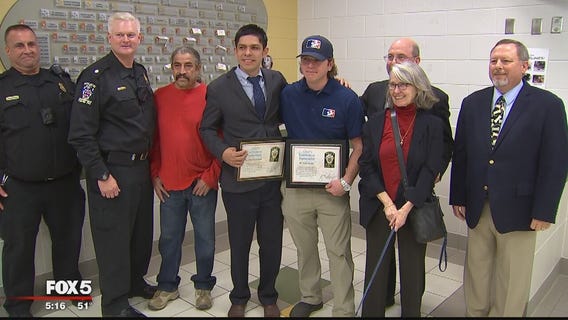 Good Samaritans honored for fending off dogs that attacked victims