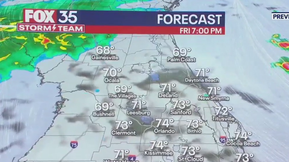 Orlando Weather Forecast: Dec. 1, 2023