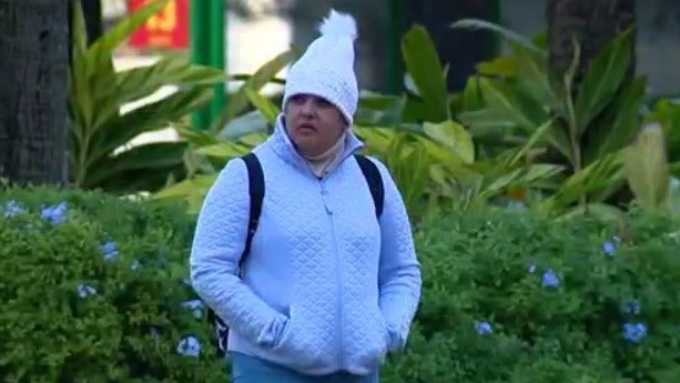 Florida tourists shocked by cold front