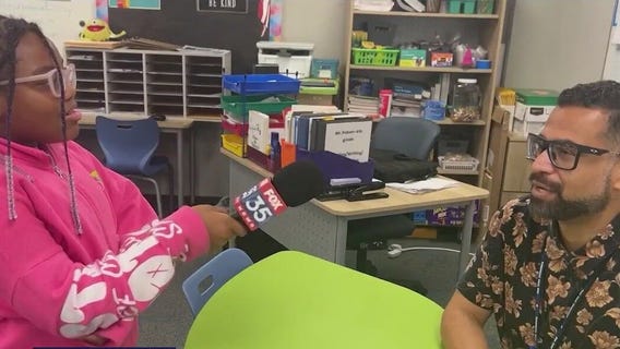FOX 35 visits Pine Crest Elementary