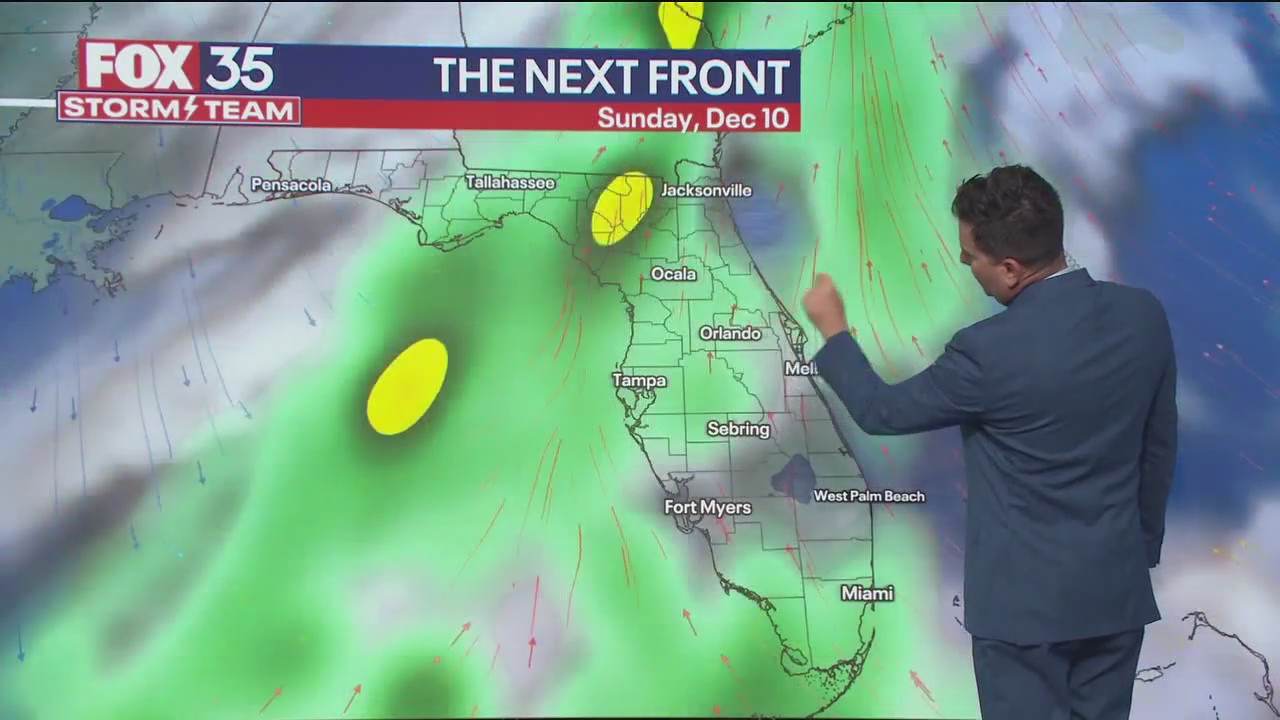 Cold front to drop temps into 40s this week