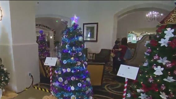 22 Christmas trees on display at Florida hotel
