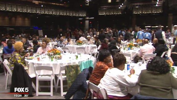 Elderly DC residents displaced by massive fire 2 months ago treated to special Thanksgiving meal