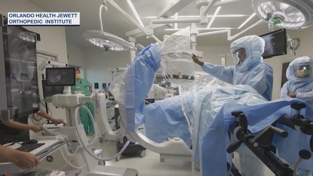 Using AI during hip replacement surgery