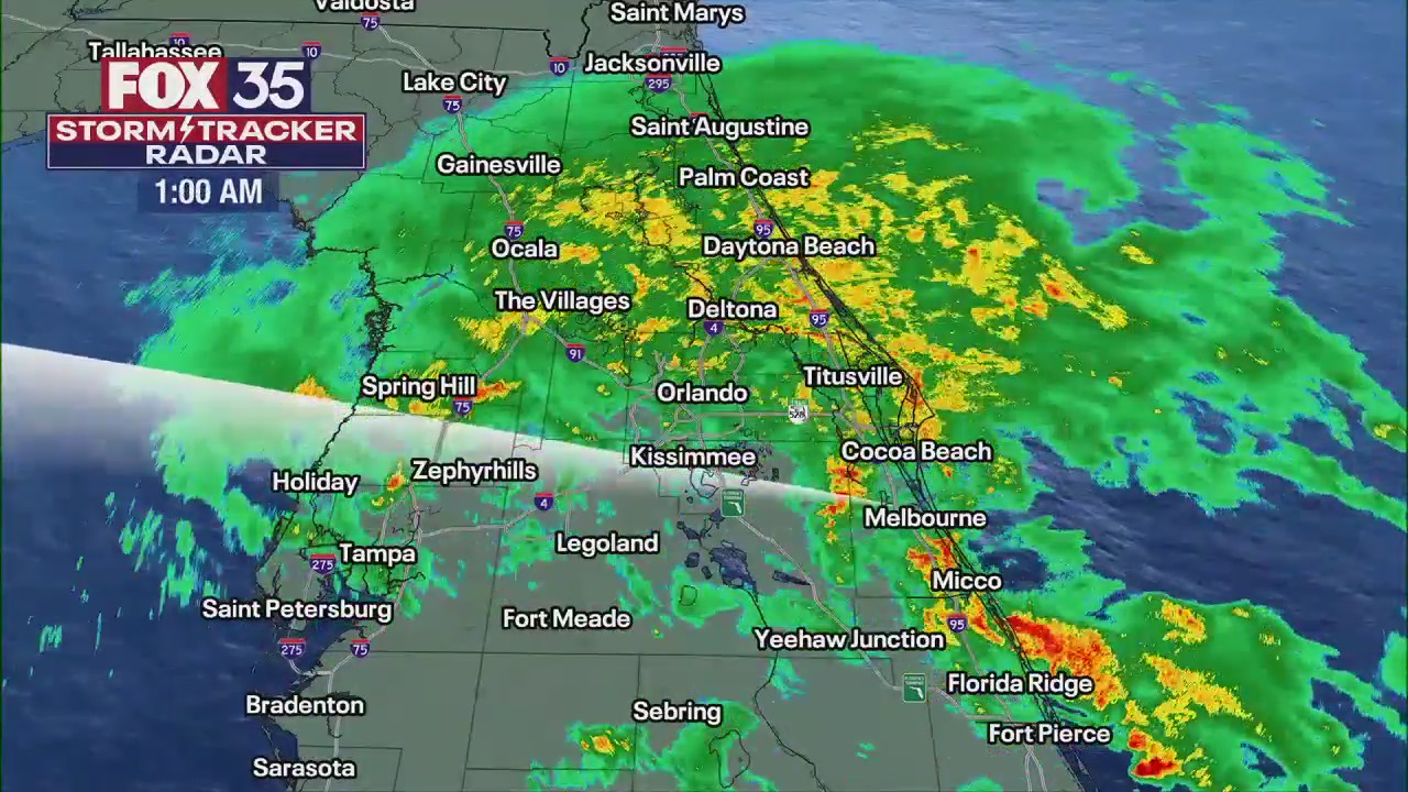 Orlando Weather Forecast - 3AM Update