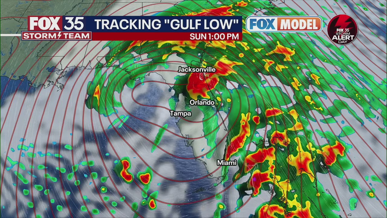 Weekend system to bring storms to Florida