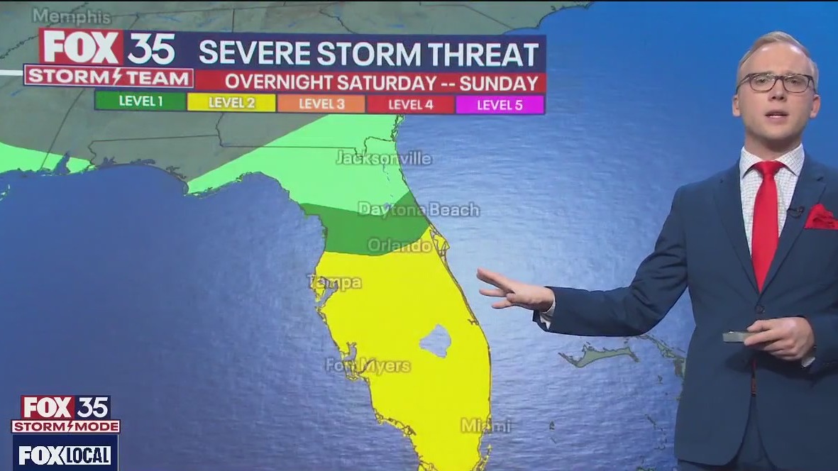 Tropical storm-like conditions this weekend