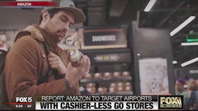 Amazon go stores targeting airports