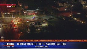 Authorities respond to natural gas leak in Silver Spring