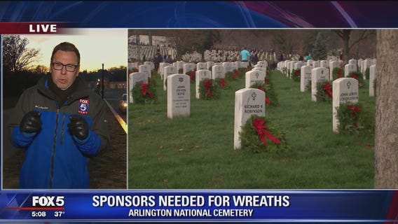 Volunteers, sponsors needed to lay wreaths at Arlington National Cemetery