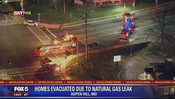 Gas leak stopped after main ruptures in Montgomery County