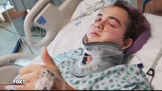 Virginia teen undergoes 4th surgery after hit-and-run crash where he was thrown off Manassas bridge