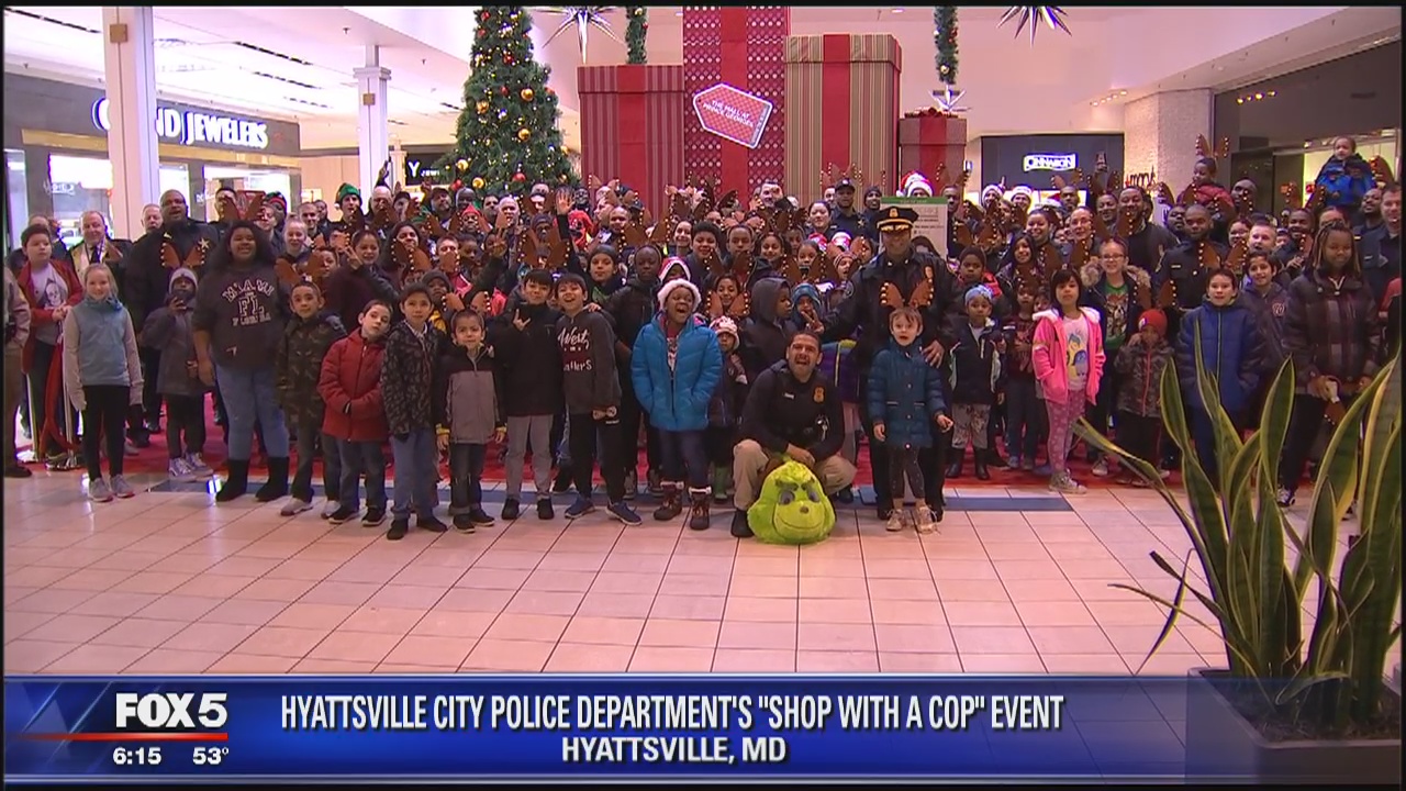 Hyattsville police host 'Shop with a Cop'