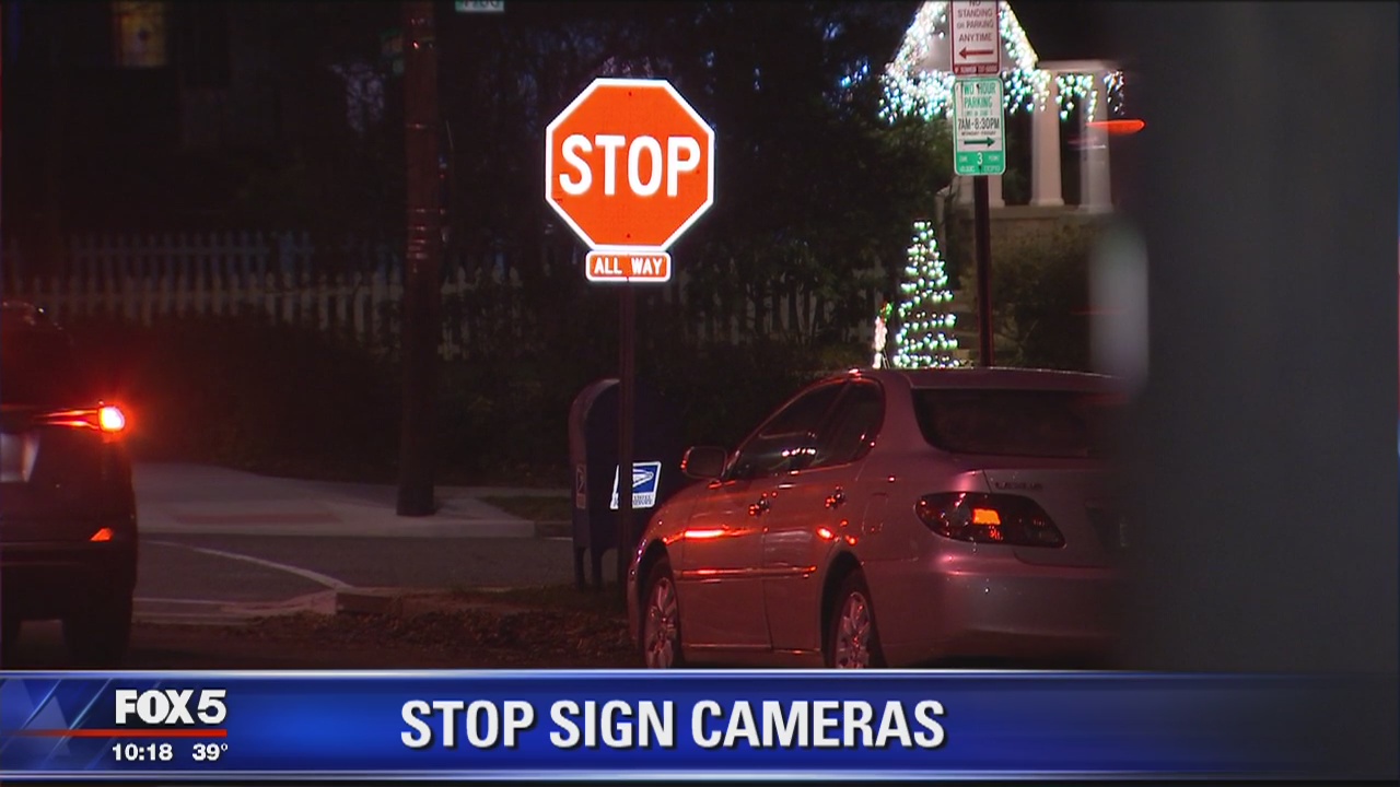 Stop Sign Camera Dc DC stop-sign cameras issue more than $2.6 million in fines | FOX 5 DC