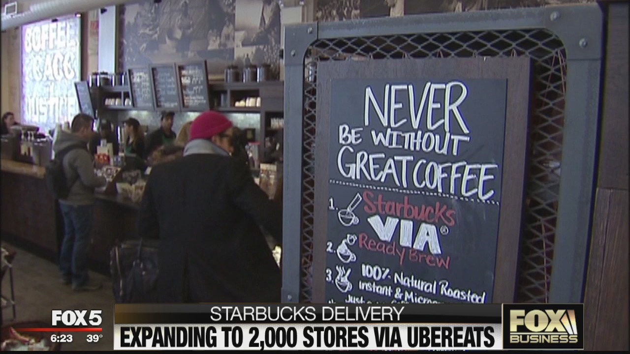 FOX Business Beat: Starbucks expanding delivery; Instacart, Whole Foods part ways