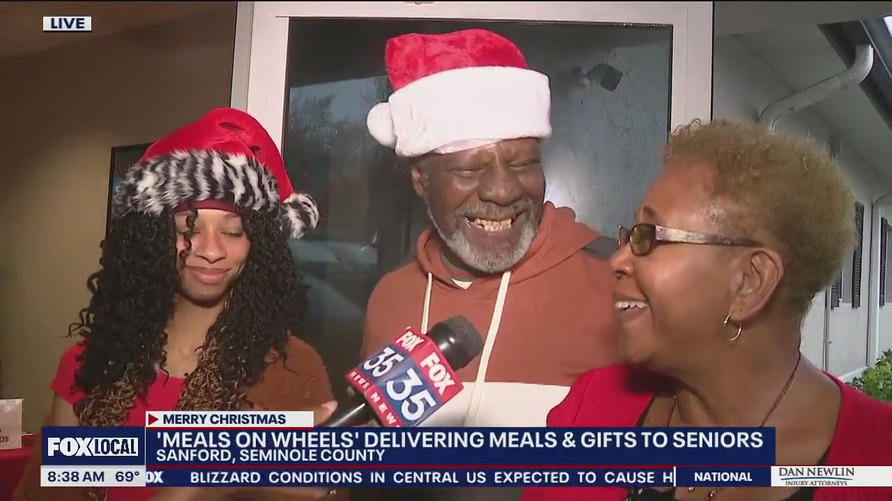 'Meals on Wheels' delivering meals, gifts to seniors