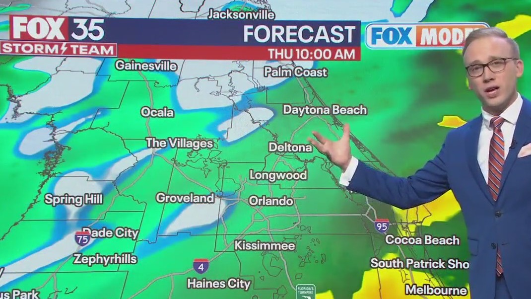 How long will the cloudy weather last in Florida?