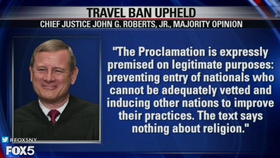 Supreme Court upholds travel ban