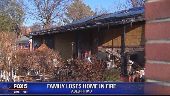 Maryland family devastated by house fire just days before Christmas