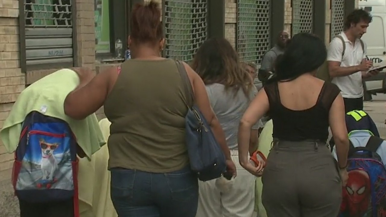 Migrant children in NYC