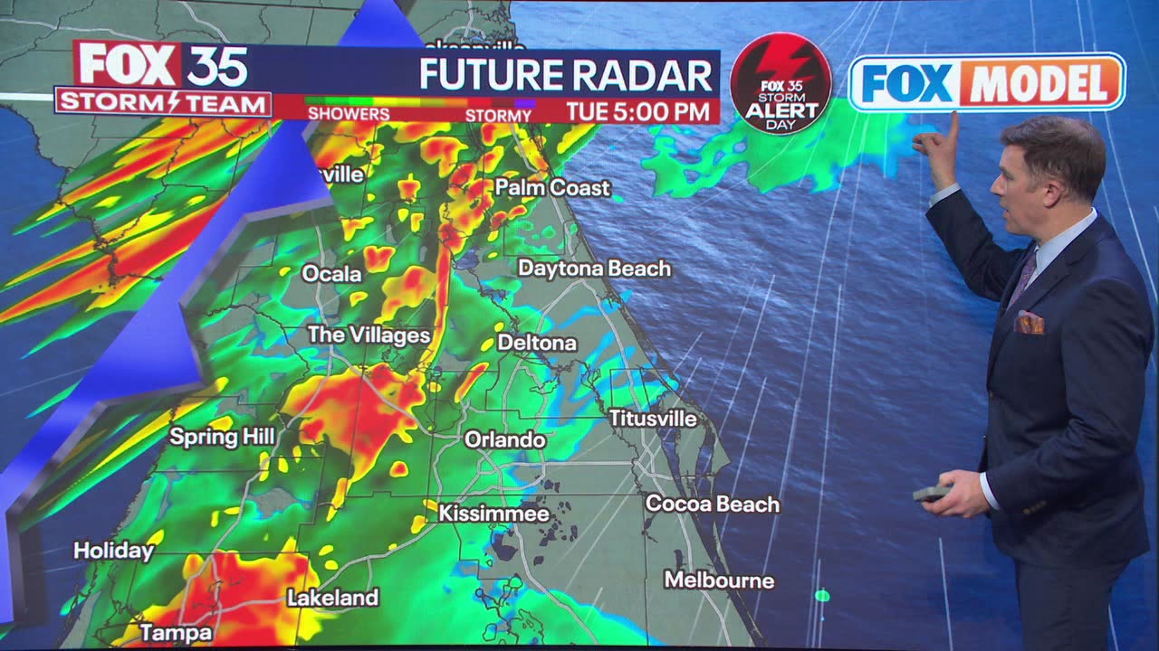Orlando Weather: Severe storms possible Tuesday afternoon