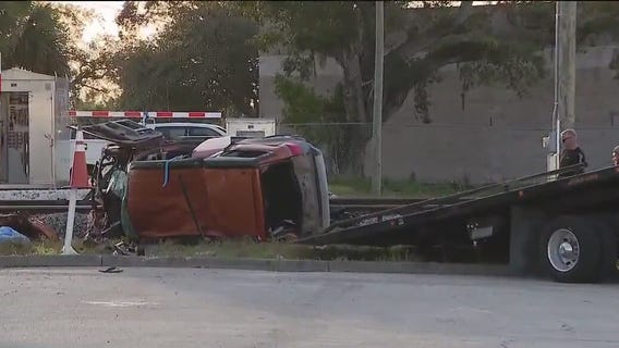 Brightline train strikes SUV killing 1, injuring 3