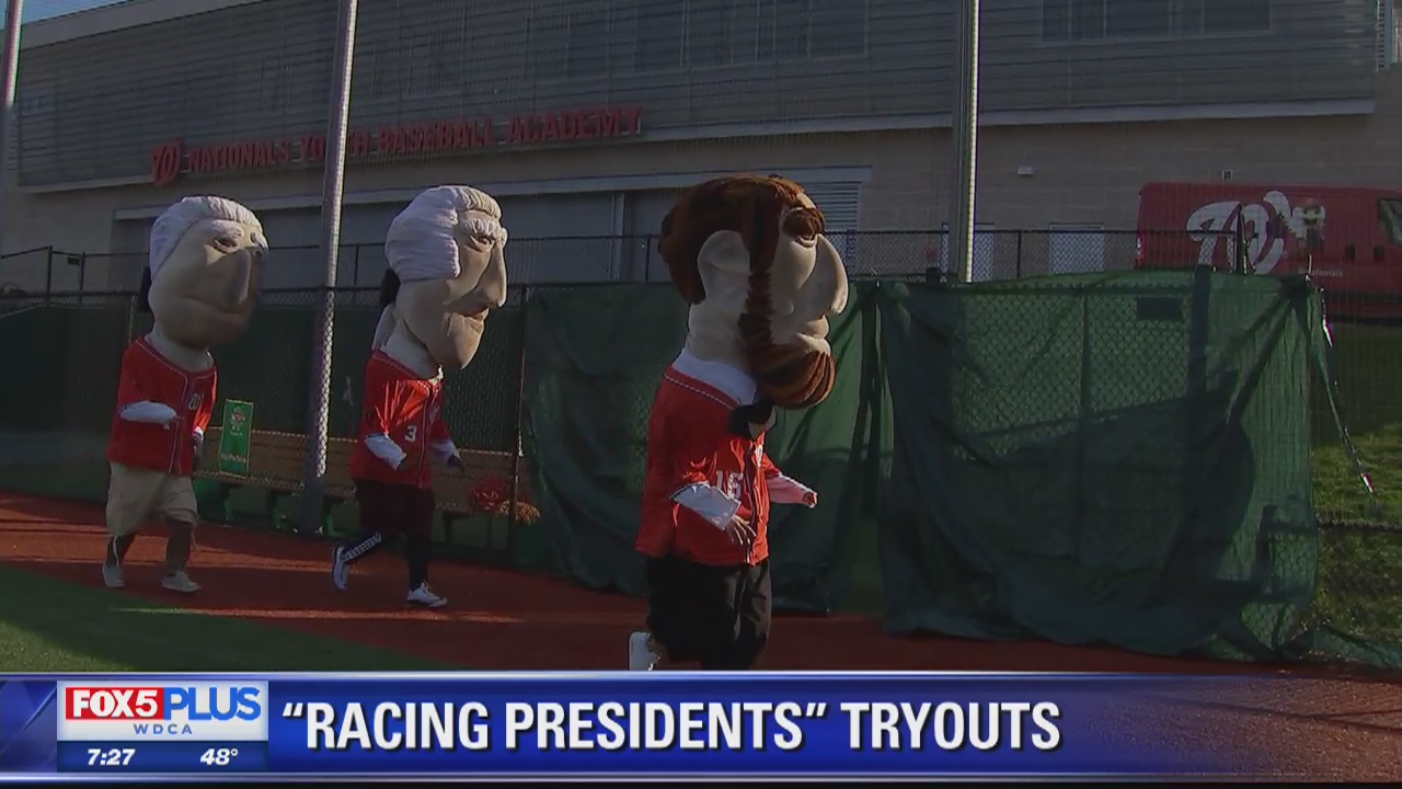 Nationals hold racing presidents tryouts