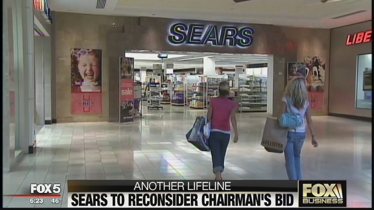 Sears to reconsider chairman's bid